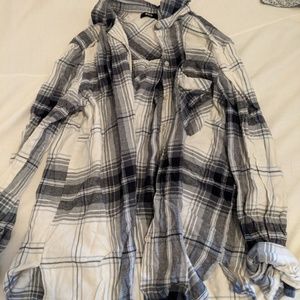BDG Oversized Flannel Shirt Size M